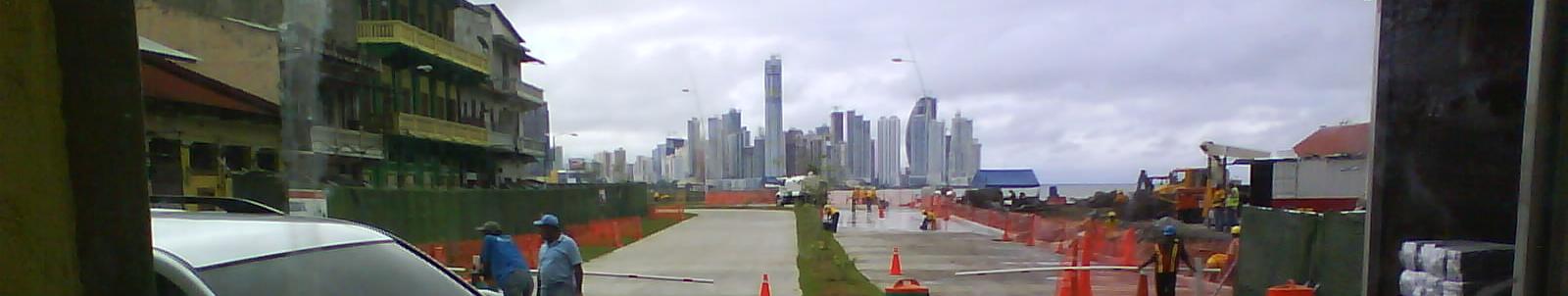 Panama City skyline or urban waterfront image for the Panama City section.