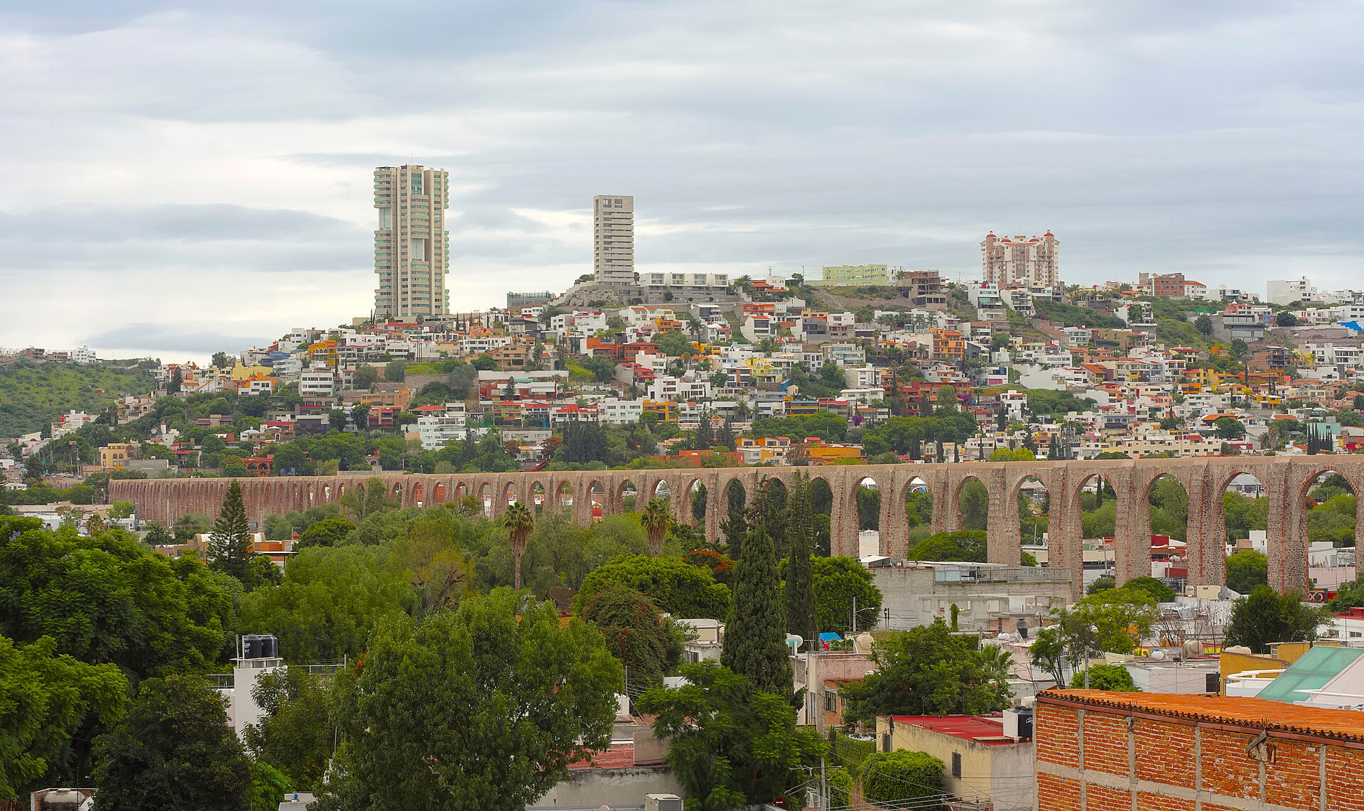 Aqueduct in Queretaro, Mexico
