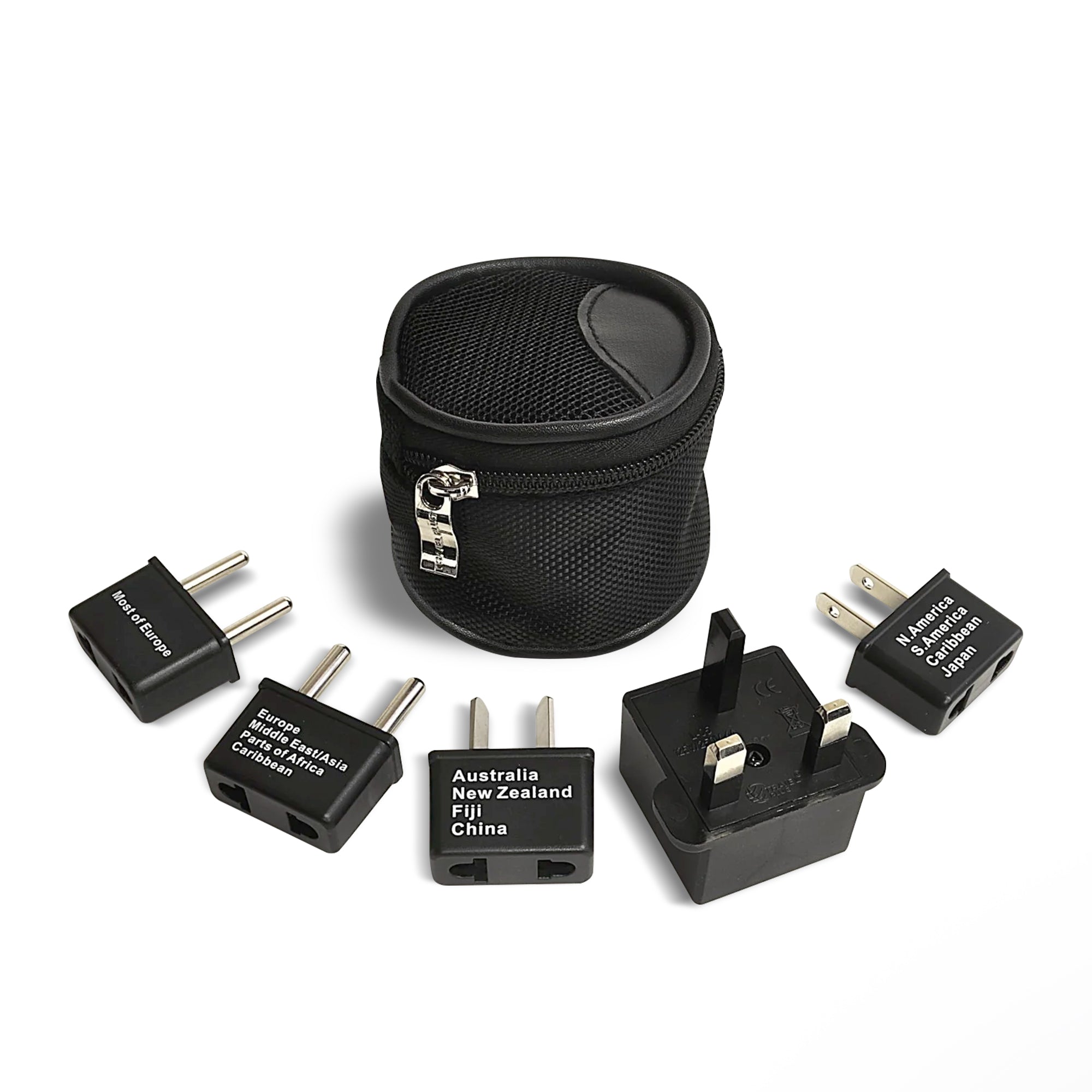 Ceptics UP-5S international five-piece travel plug adapter set