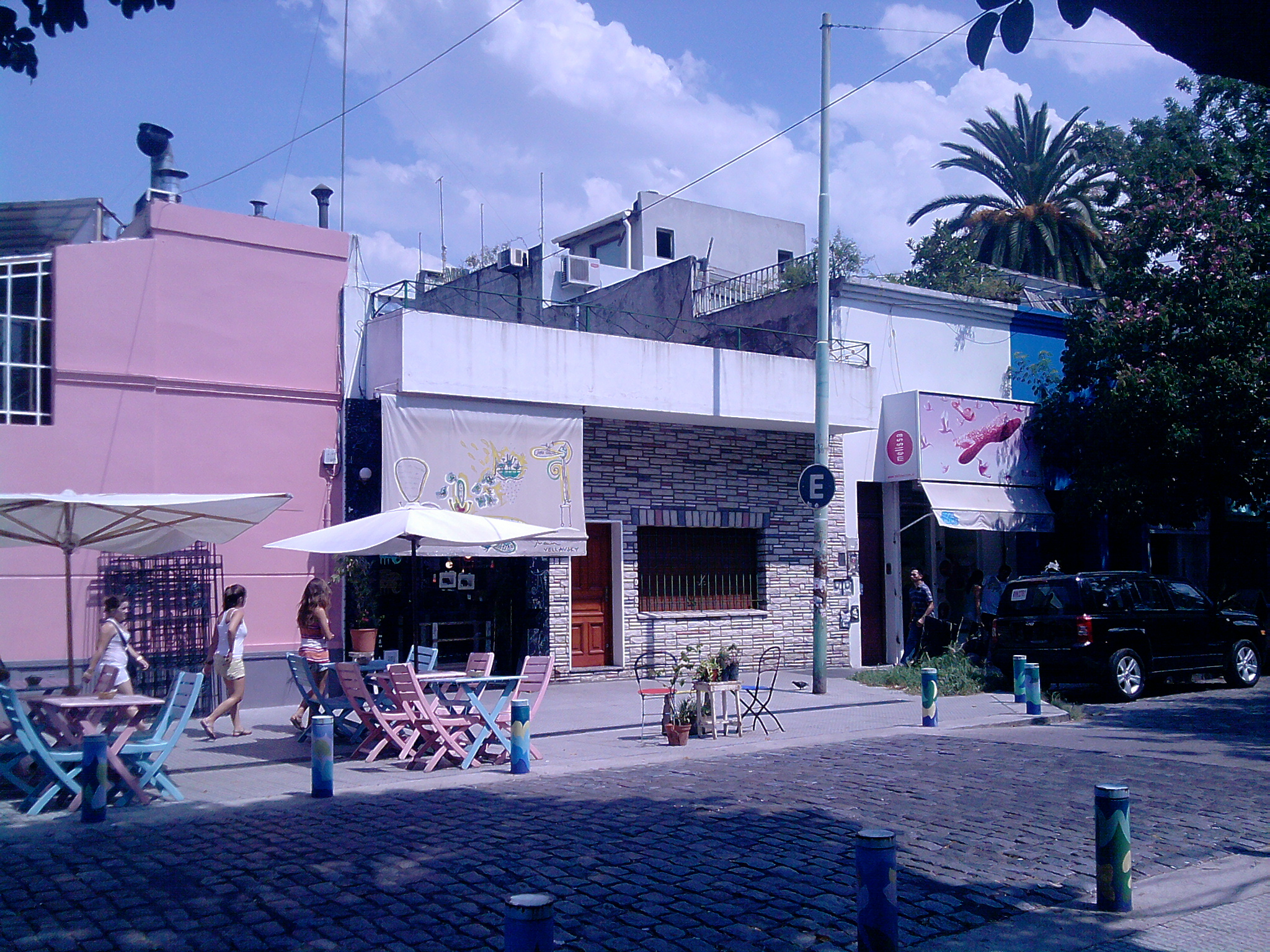 A street corner in Palermo Soho, Buenos Aires.