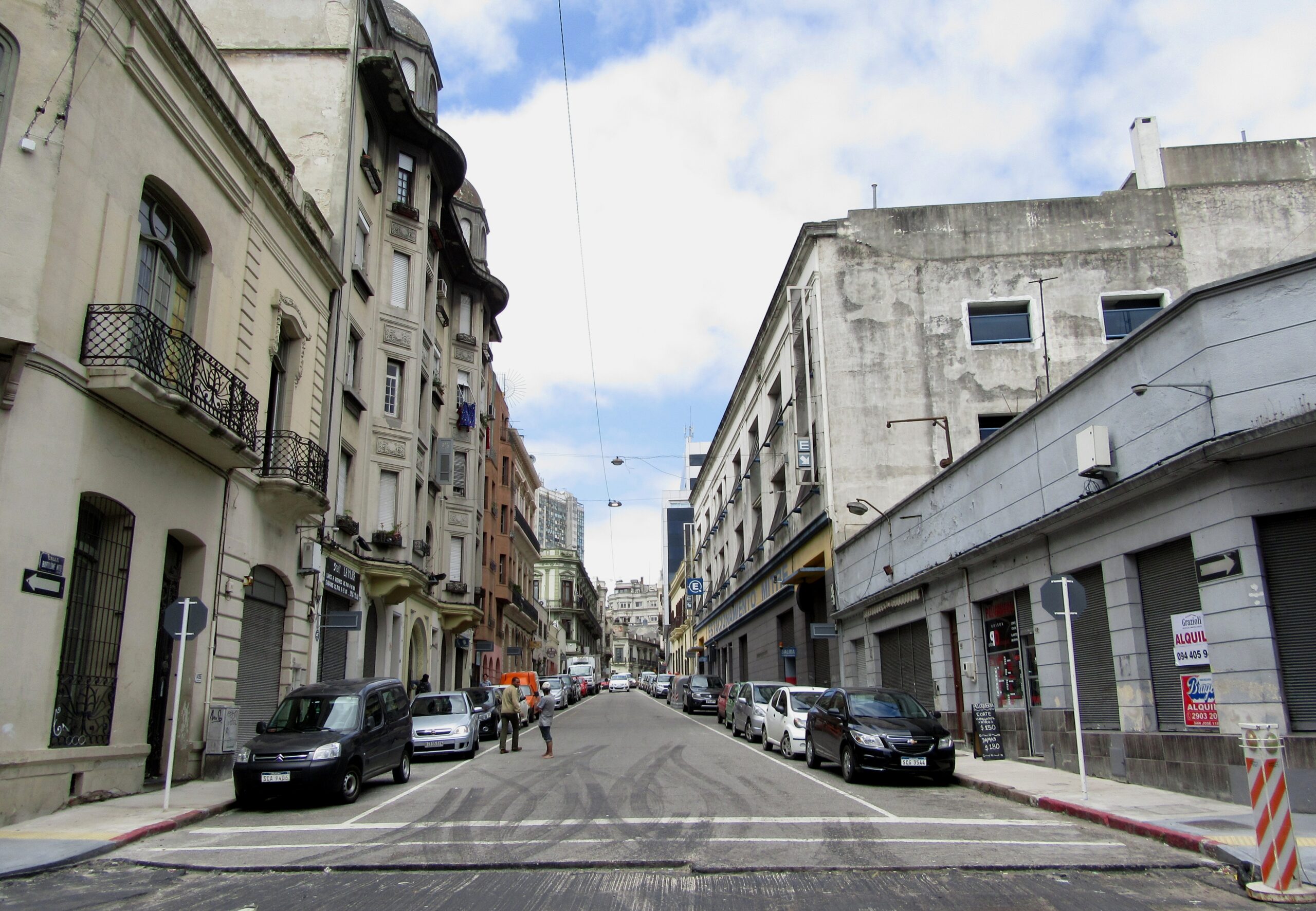 A street in Ciudad Vieja, Montevideo.