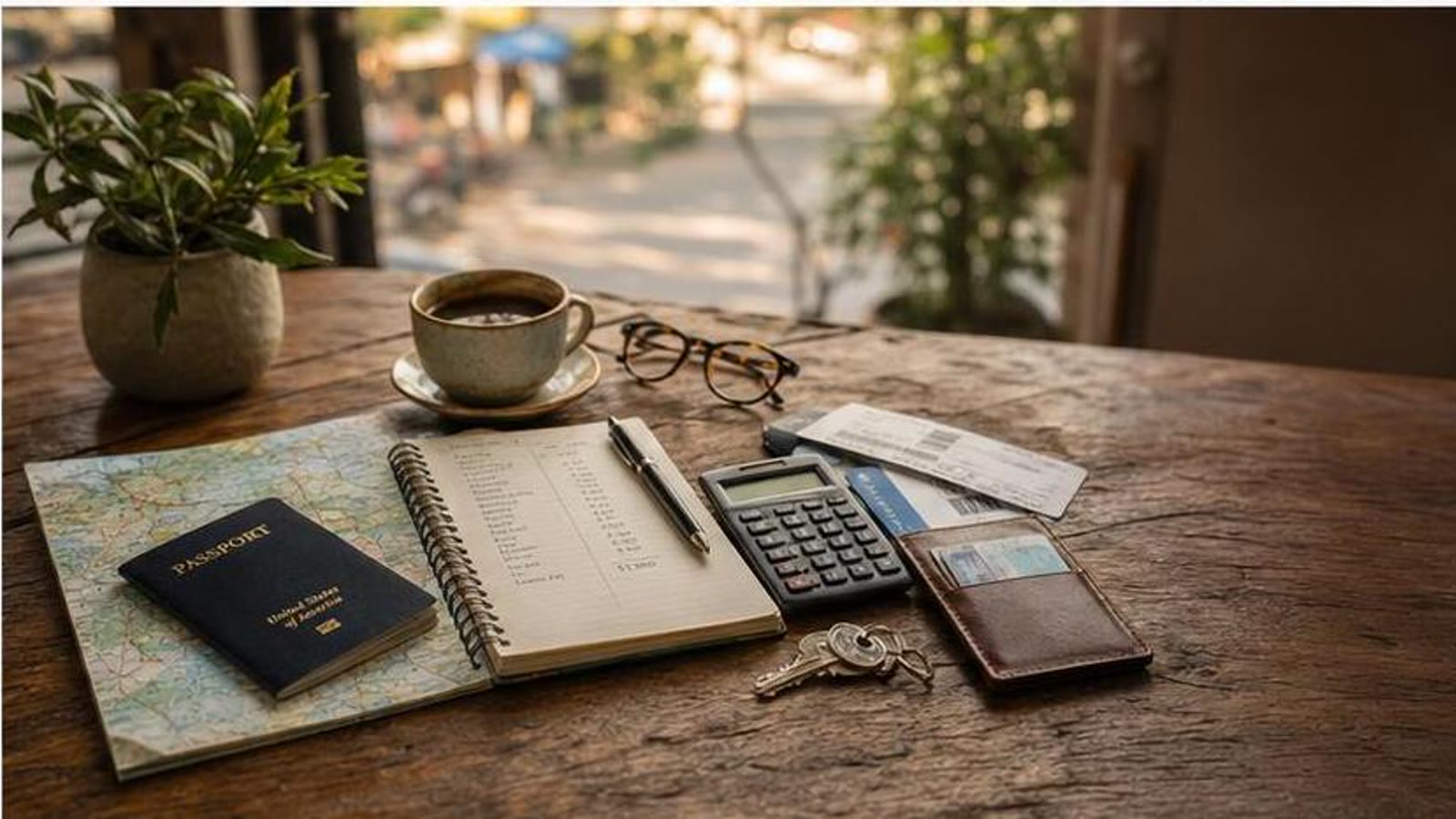 Simple two-card travel setup for longer stays abroad.