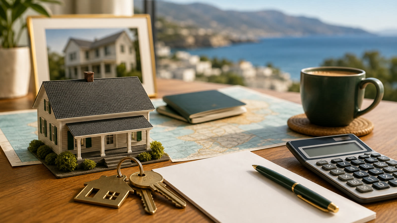 Custom editorial travel-money photo for home and rental income planning.