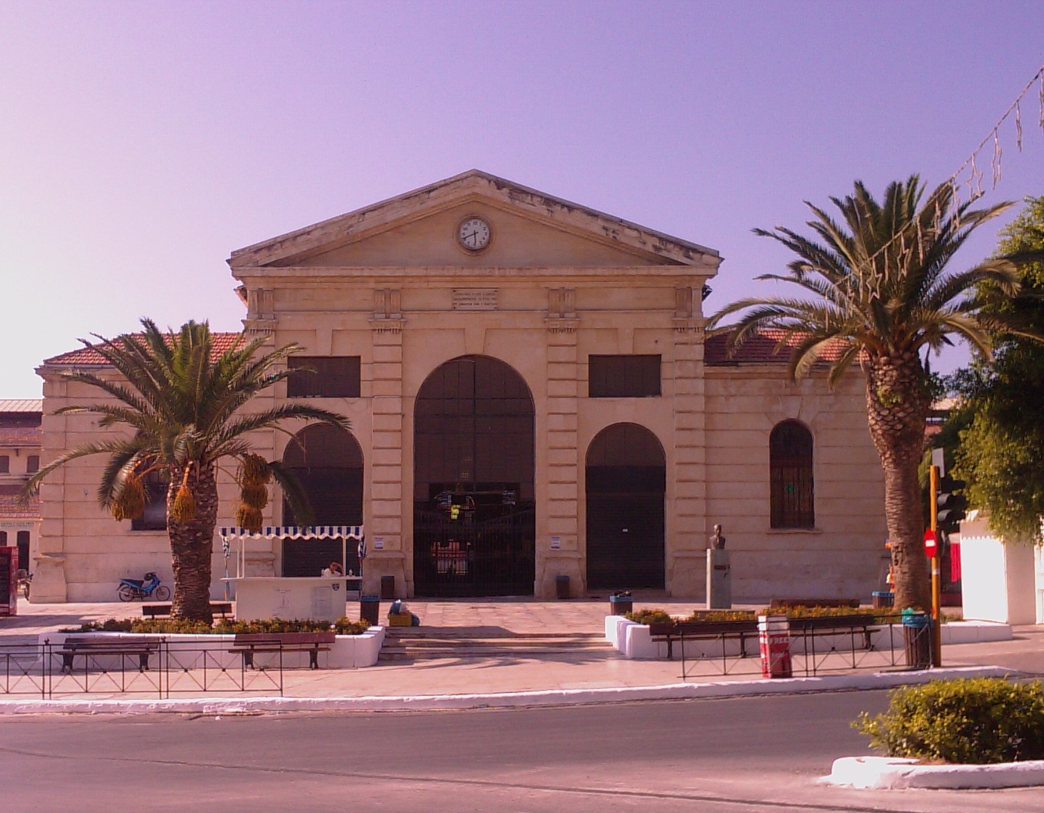 The municipal market hall in Chania, Crete.