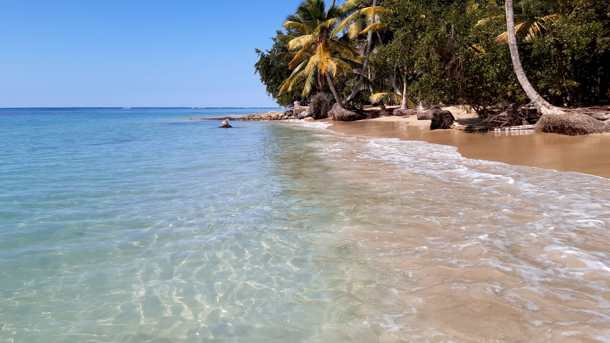 Playa Bonita beach near Las Terrenas on the Samana Peninsula.