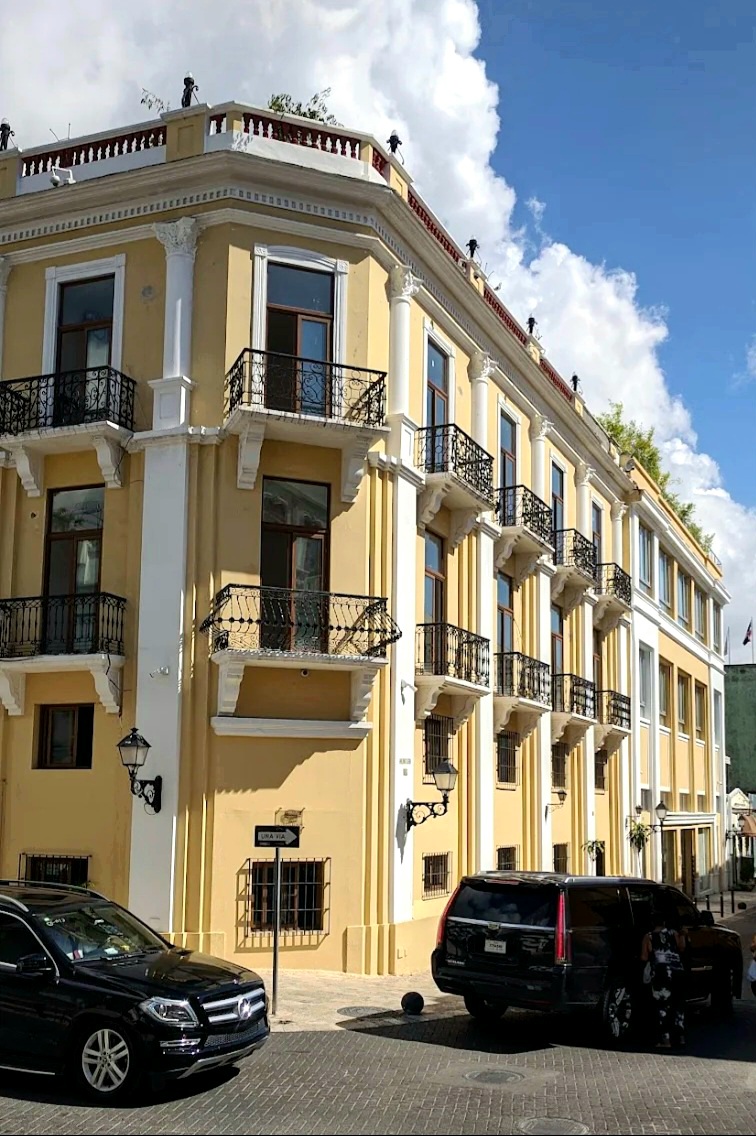 A street in the Colonial Zone of Santo Domingo, Dominican Republic.