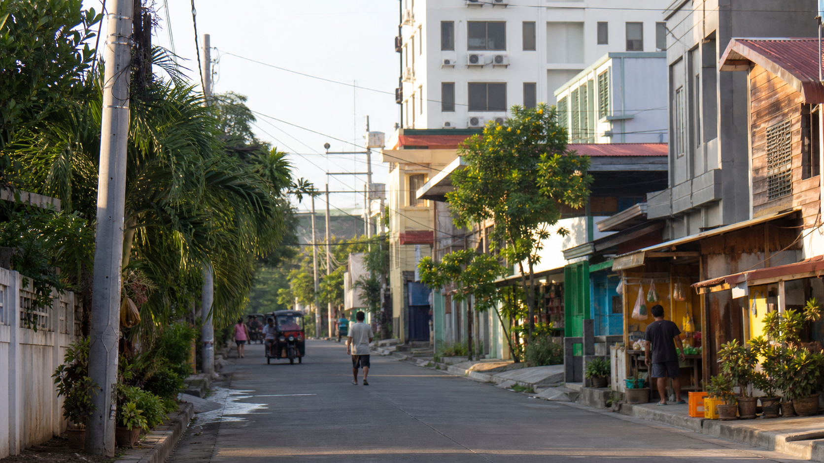 Illustrative ordinary Philippines neighborhood for a first-base comparison.